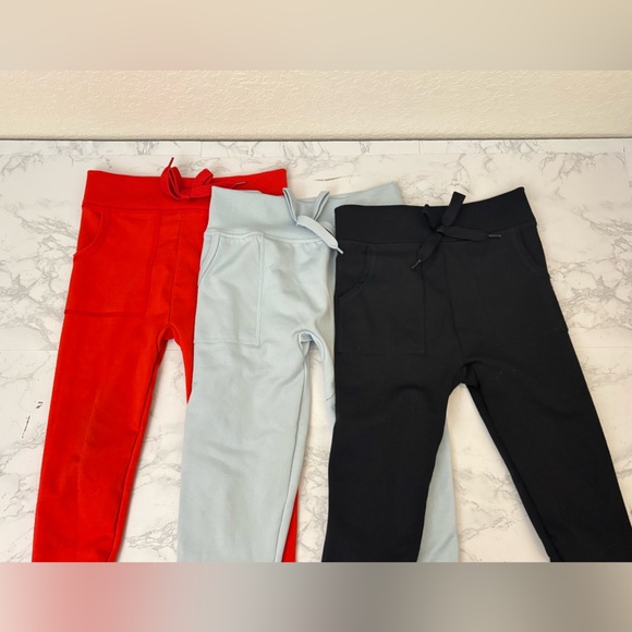 Copper Key Other - Copper Key Girls High Rise Knit Pants Size L/XL Lot Of 3 Joggers Red Black